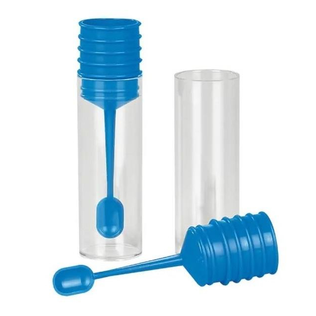 Stuhlgefäß mit Löffel Volumen 18 ml Stuhlprobenröhrchen
