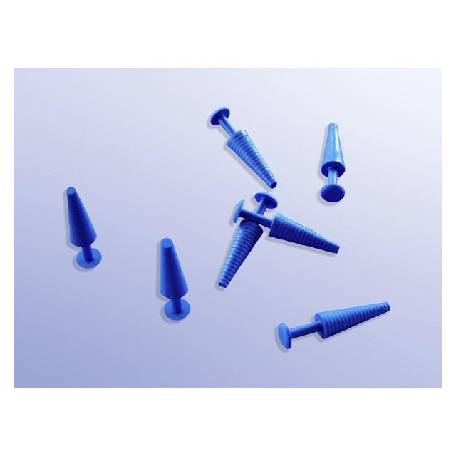 Katheterstopfen mit Handgriff 55 mm blau Urologie-Zubehör