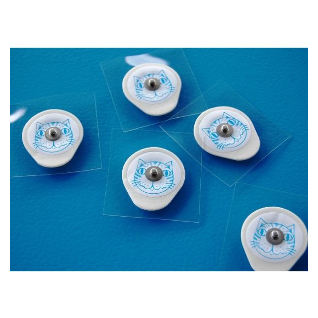 Kinder-Elektrode Schaumstoff Typ 457 Wet-Gel  Ø 35 mm Klebeelektrode rund 30 Stück