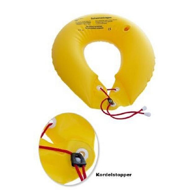 Schwimmkragen mit 2 Luftkammern gelb Sicheres Schwimmen in Freizeit und Therapie