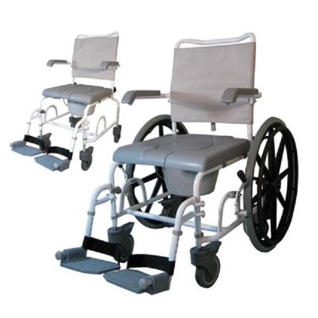 Dusch- und Toilettenrollstuhl DuoMotion 24" Räder