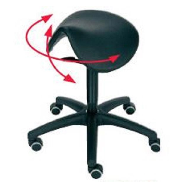 Sattelsitzhocker Modell 3580 Gesundes Sitzen durch besondere Sitzmechanik