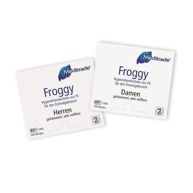 Froggy Einmal-Handschuhe aus Polyethylen