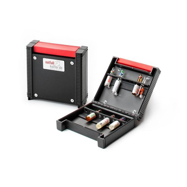 MediBox II Ampullenbox 11,6x12x4 cm für max. 18 Ampullen Notfallbedarf von notfallkoffer.de