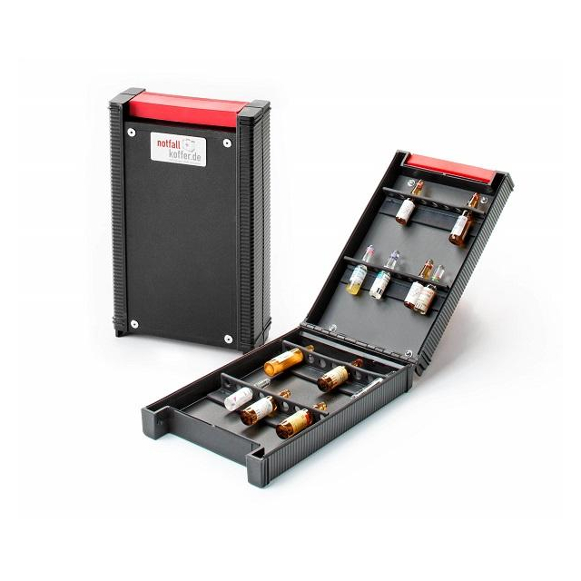 MediBox III Ampullenbox 19,7x12x4,5 cm für max. 36 Ampullen Notfallbedarf von notfallkoffer.de