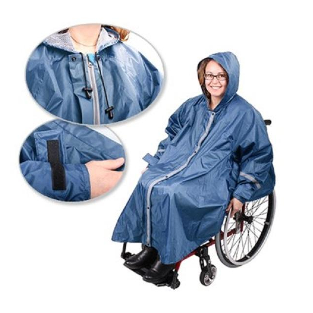 Regencape ROLKO-rainPRO für Rollstuhl mit Ärmeln