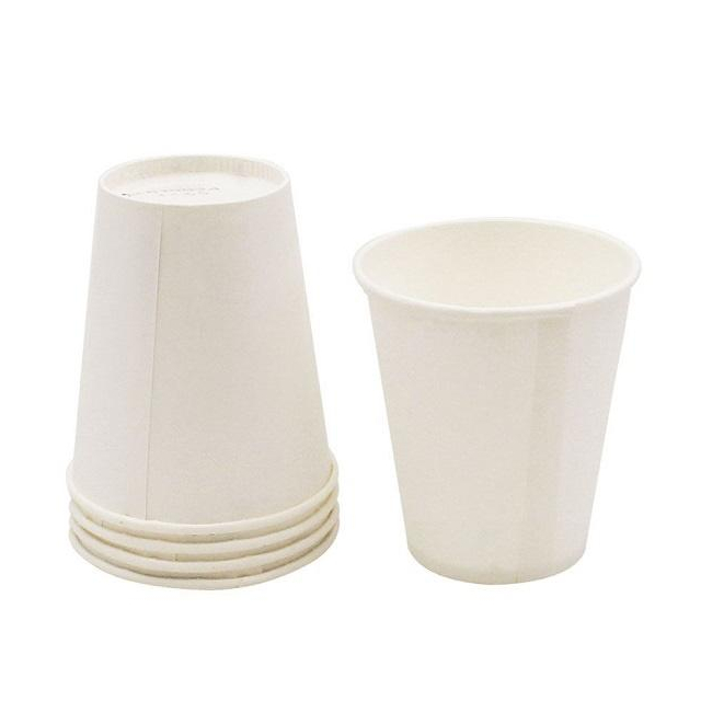 Trinkbecher aus Papier 150 ml weiß 100 Stück Pappbecher