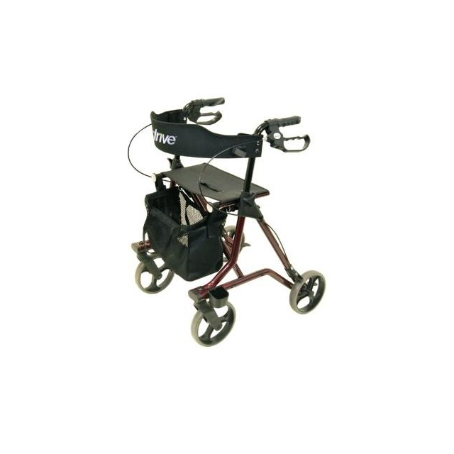 Rollator Stockhalter Netzkorb anthrazit Rollator