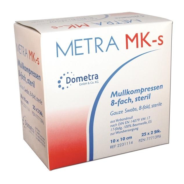 METRA MK-s Mullkompressen steril