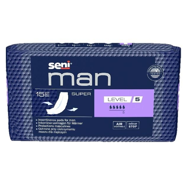 Man Inkontinenzeinlagen