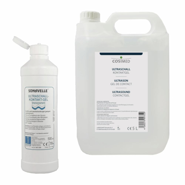 Ultraschall Kontaktgel Ultraschall Kontaktgel von cosiMed in Flasche, Kanister oder Cubitainer