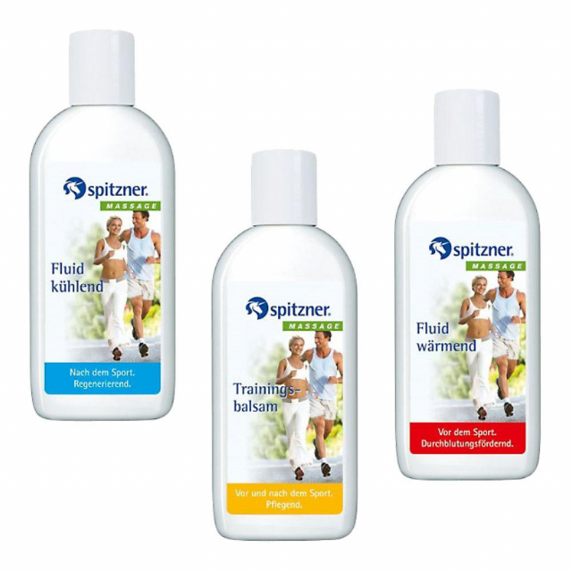 Einreibung Sport Fluid von Spitzner in verschiedenen Ausführungen