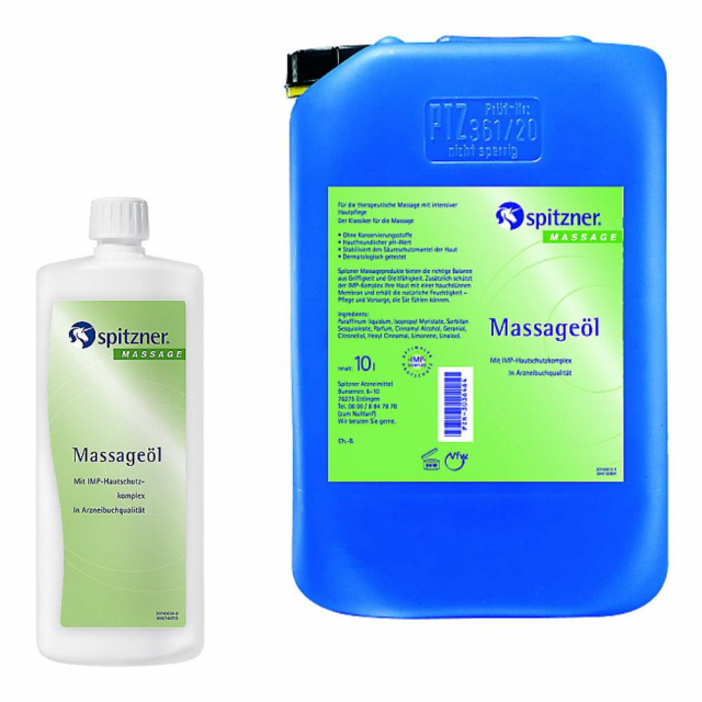 Massageöl Hautpflege von Spitzner