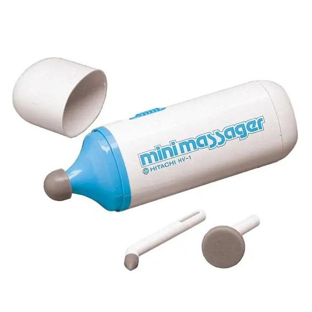 Mini Massagestab mit 3 Aufsätzen