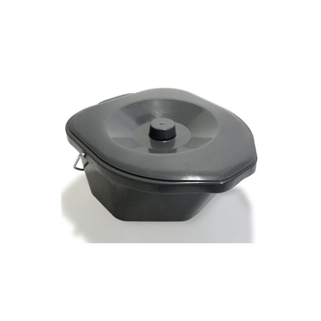 Toiletteneimer RS3 grau für Toilettenstuhl 9062