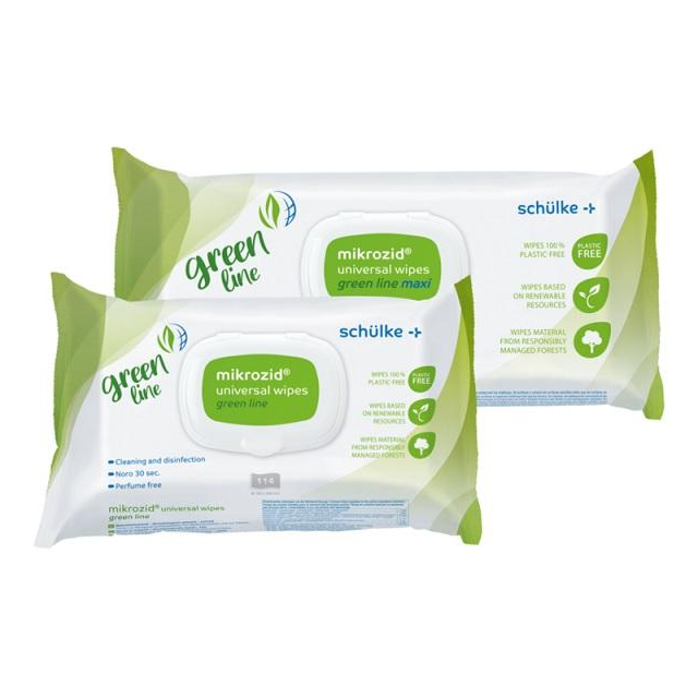 Mikrozid universal wipes green line