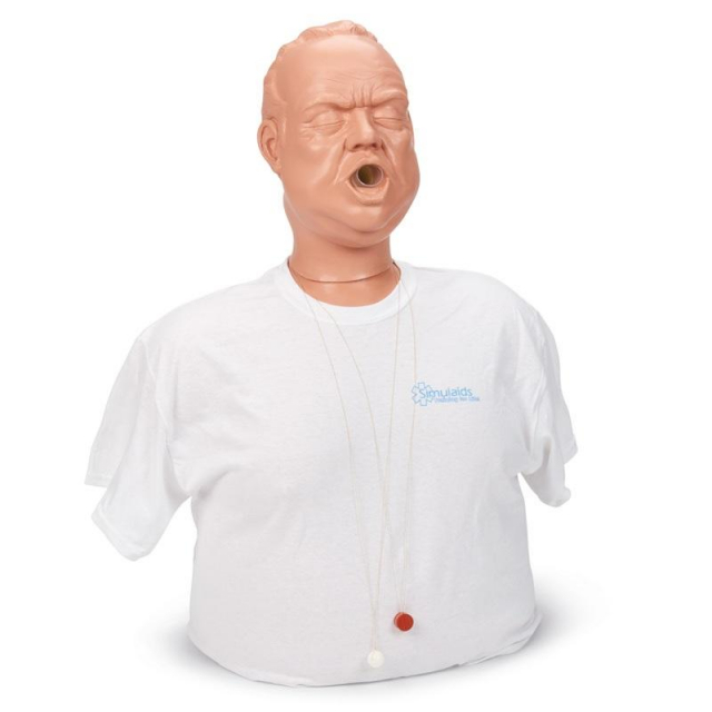 Fettleibiger Erstickungstorso