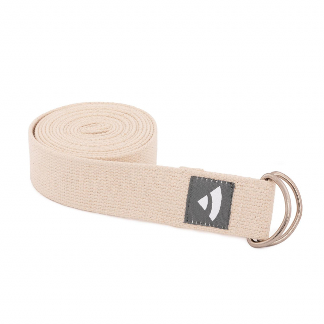 Yogagurt ASANA BELT mit  D-Ring natur