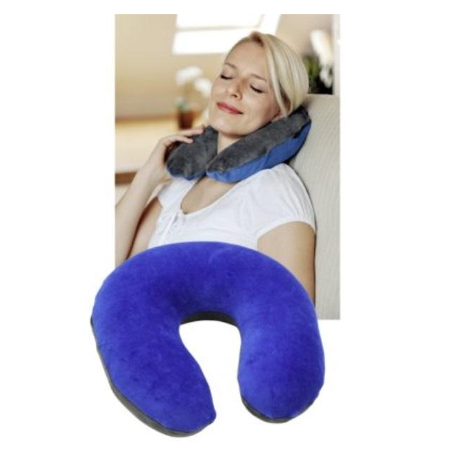 Buchi Soft Nackenhörnchen blau/grau