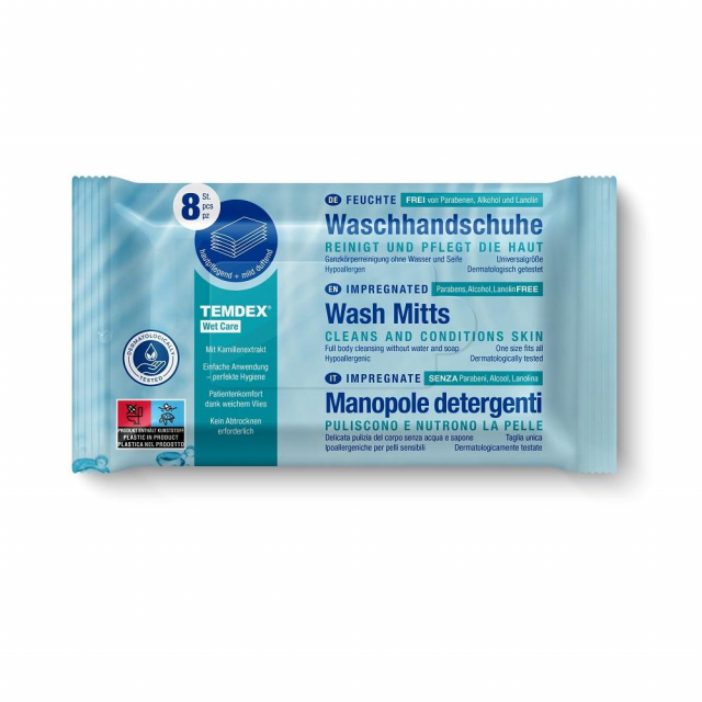 TEMDEX® Wet Care Waschhandschuhe 192 Stück