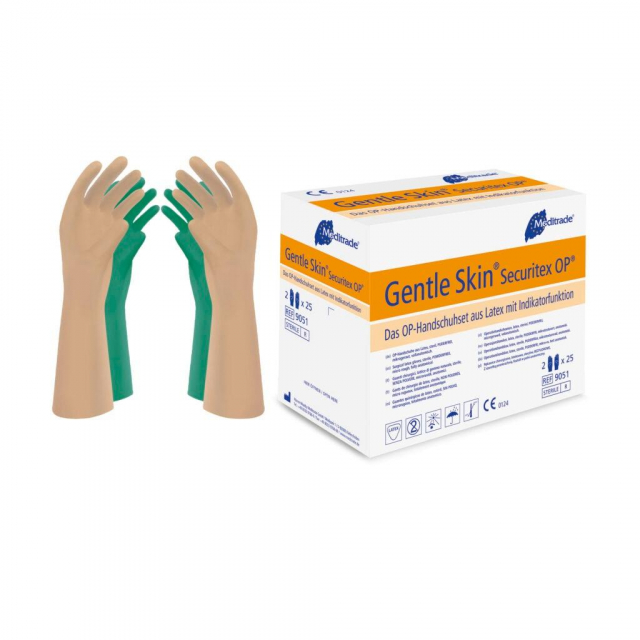 Gentle Skin® Securitex OP® Latexhandschuhe 25 Sets