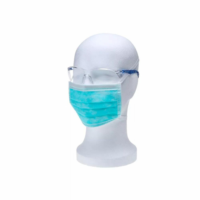 OP-Maske Anti-Fog für Brillenträger grün 50 Stück