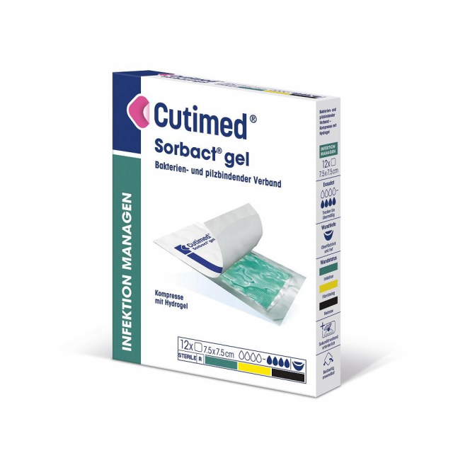 Cutimed® Sorbact® Gel Kompressen