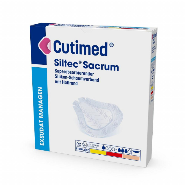 Cutimed® Siltec® Sacrum Schaumverband