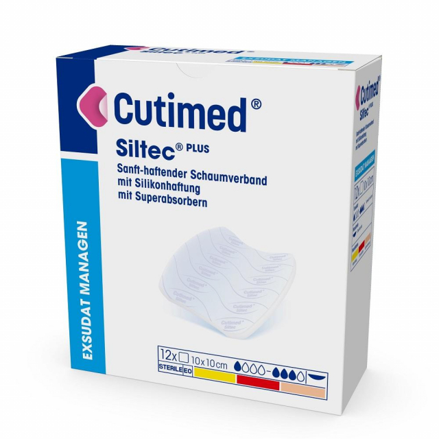 Cutimed® Siltec® Plus Schaumverband