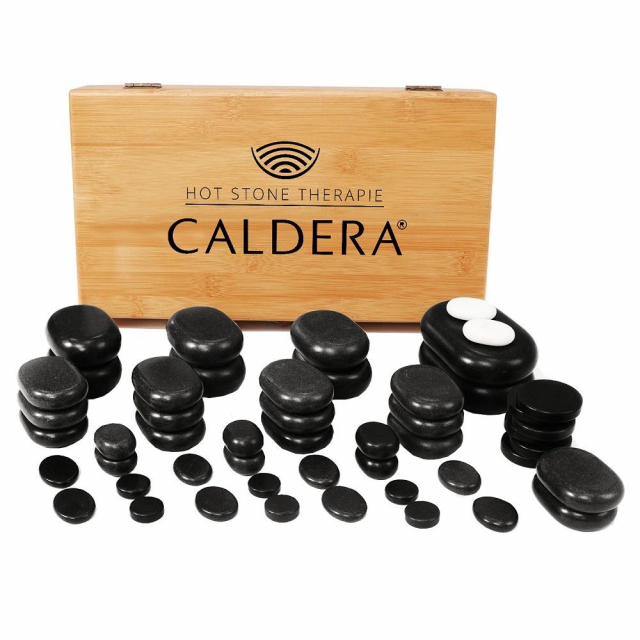 CALDERA Hot Stone Massagestein-Set 54-teilig