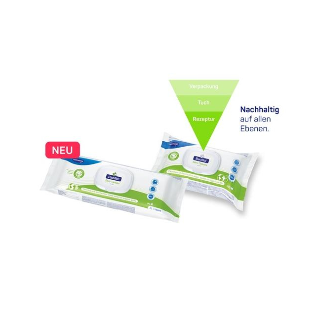 Bacillol Zero Tissues Desinfektionstücher im Flowpack