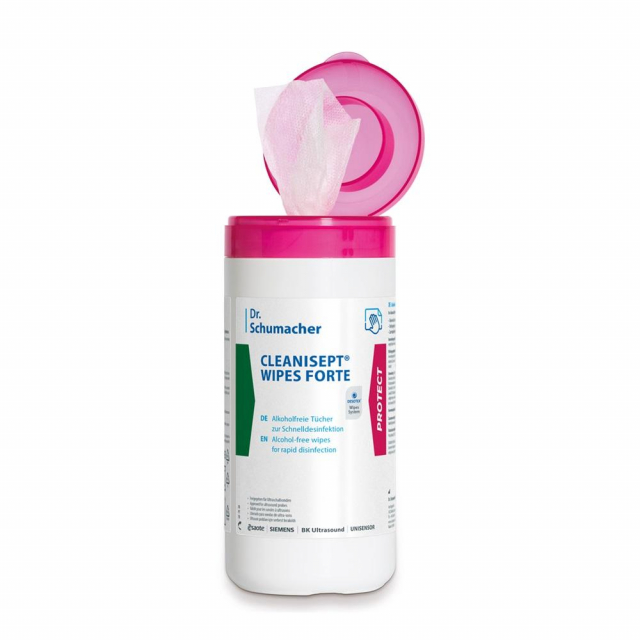CLEANISEPT® Wipes FORTE 100 Stück in Spenderdose Desinfektionstücher