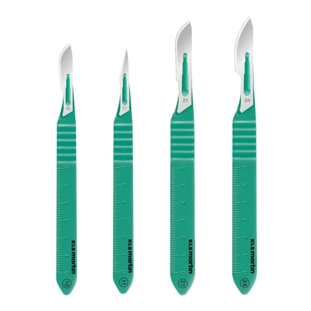 Einmal-Skalpelle, 10 Stück, steril