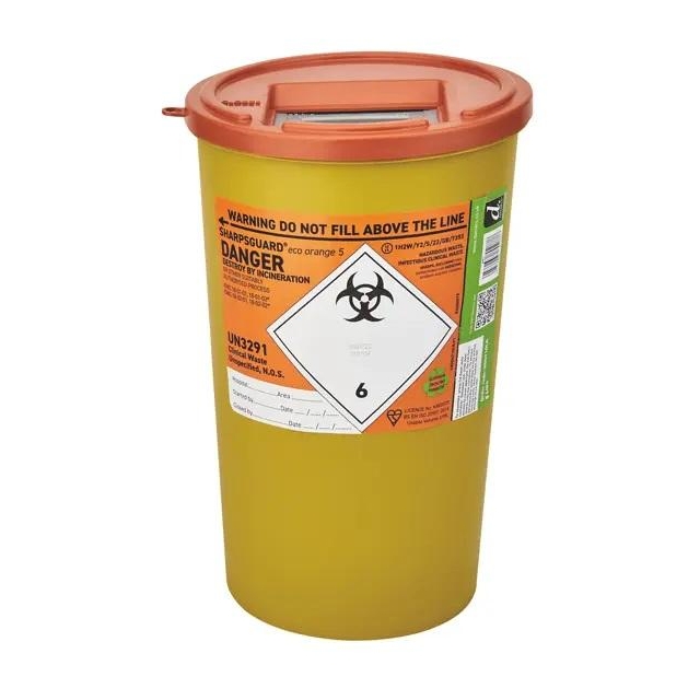 Abfallcontainer Sharpsguard rund