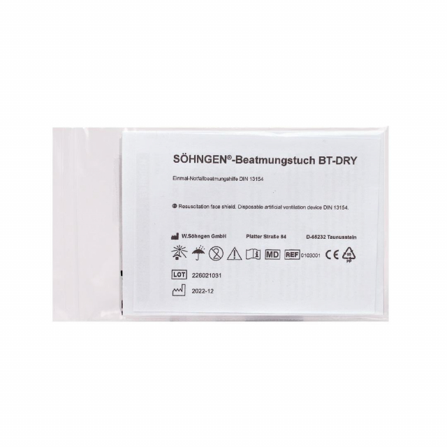 Beatmungstuch ohne FFP3-Filter Beatmungstuch BT-DRY