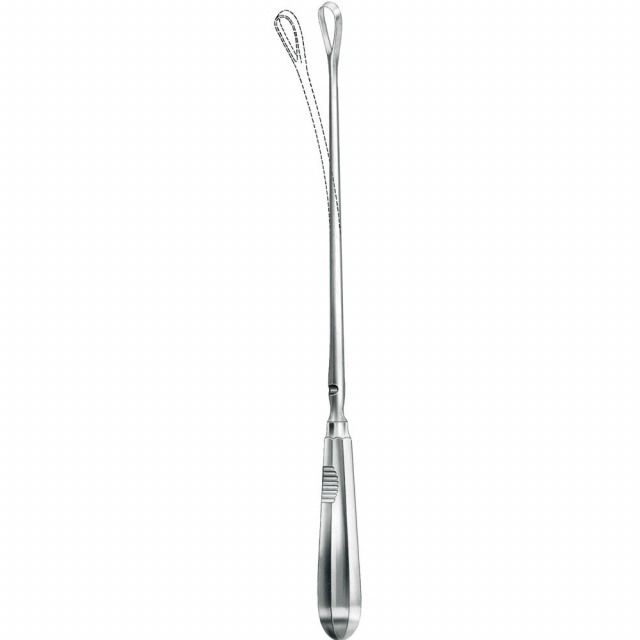 Uteruskürette scharf biegsam