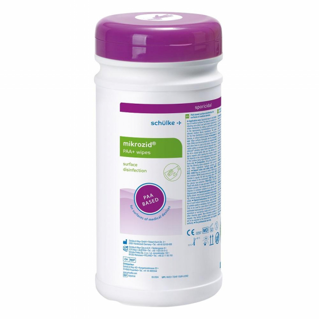 mikrozid® PAA wipes Dose á 50 Tücher Desinfektionstücher