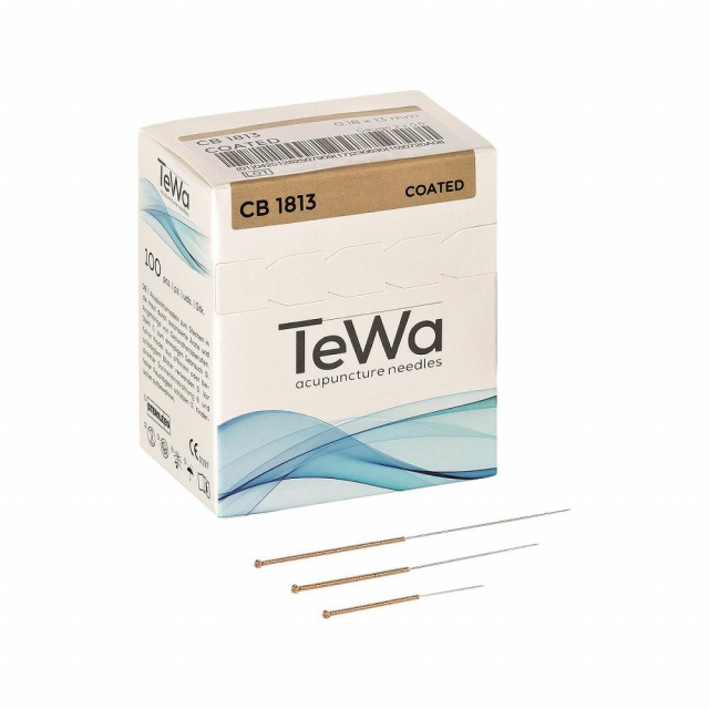 TeWa Akupunkturnadeln mit Kupferwendelgriff
