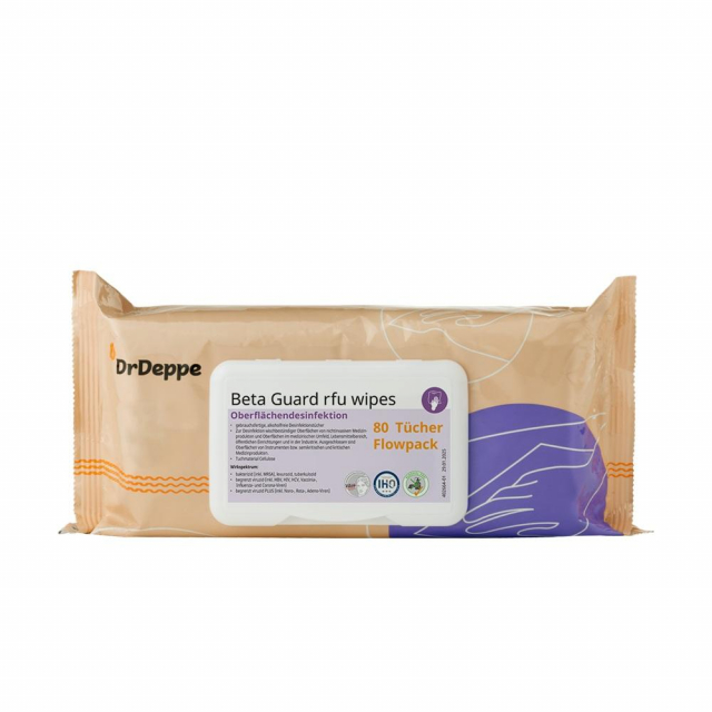 Beta Guard RFU Bio-Wipes 20x20 cm 80 Stück