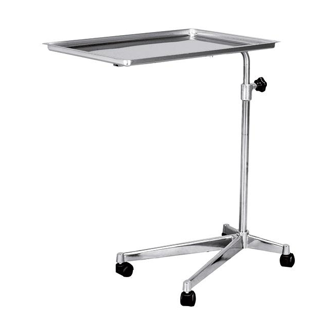 Instrumententische Servocomfort mit Edelstahl-Tablett höhenverstellbare Instrumentenzureichtische in verschiedenen Ausführungen