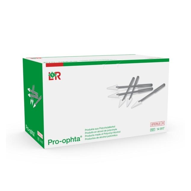 Pro-ophta Lanzett-Stieltupfer 50 Stück steril