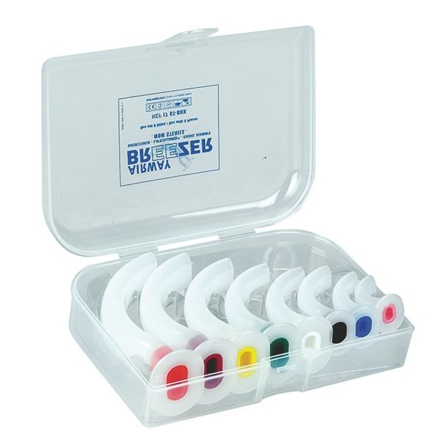 Guedel-Tuben-Set 9-teilig unsterile Guedeltuben mit Aufbewahrungsbox von Lifeguard