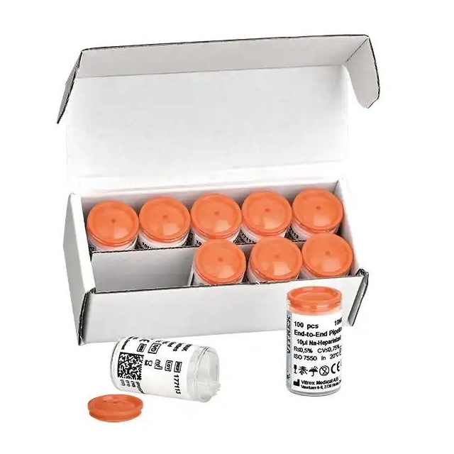 End to End Kapillarpipetten Kapillar-Pipetten mit Spender