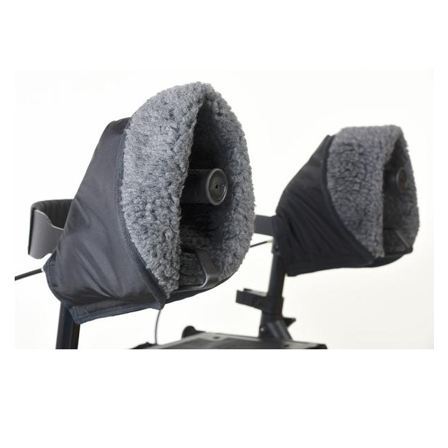 Handwärmer für Rollator schwarz 1 Paar