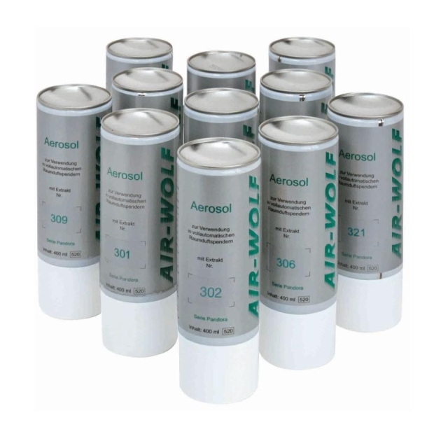 Aerosol mit Duftextrakten In verschiedenen Ausführungen