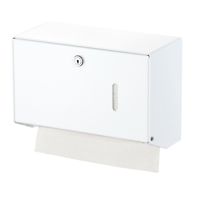 Papierhandtuchspender Serie Omikron II Alu weiß In verschiedenen Ausführungen