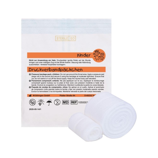 Druckverbandpäckchen Kinder steril Druckverband