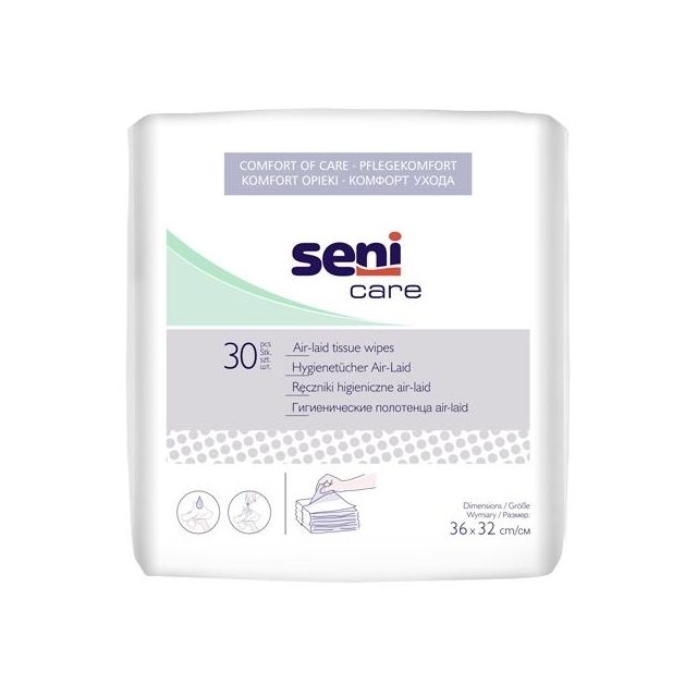 Care Hygienetücher Air-Laid 30 Wipes