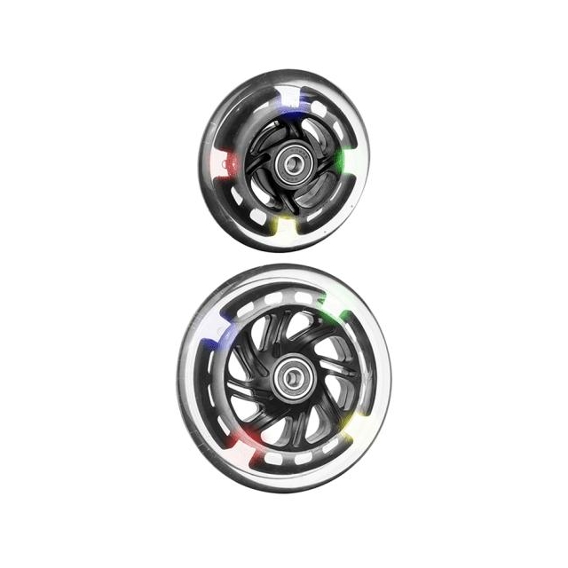 Rad mit Leuchtdioden transparent Nabe 25