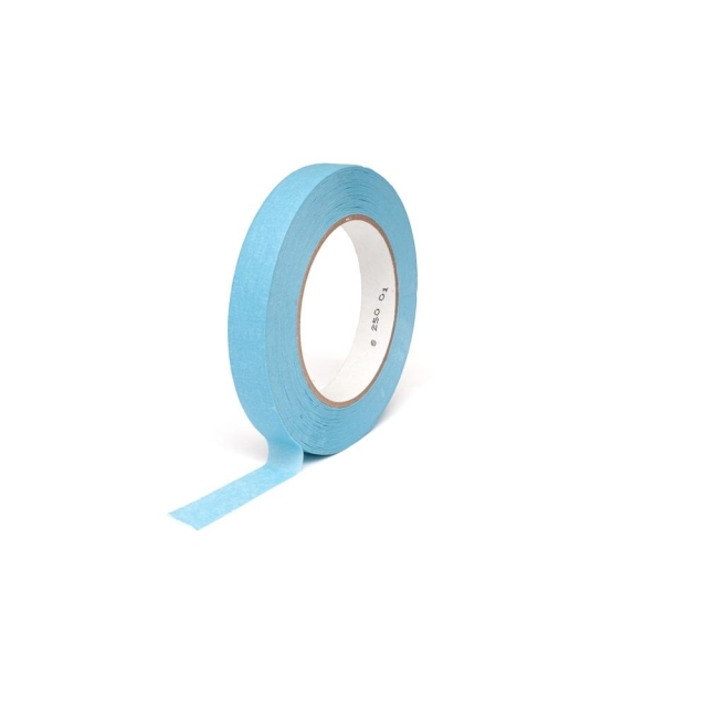 Kreppklebeband blau 19 mm x 50 m zum Verschließen von Folienverpackungen